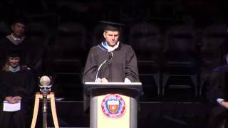 Joel Burns May 2014 UTA Commencement Address