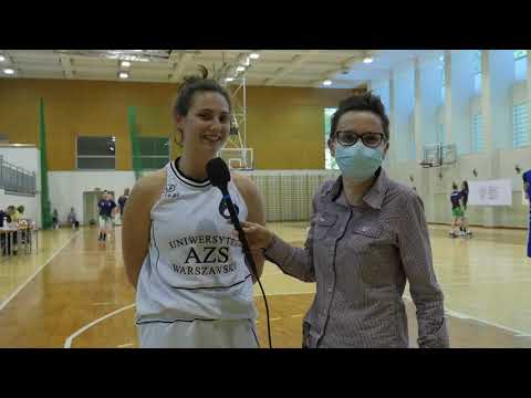 Rozmowa z Zuzanną Wrzesień po meczu AZS UW – AZS Politechnika Gdańska (AMP, półfinał A, 2021)