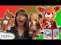 Rudolph The Red Nosed Reindeer Light Up Moving Musical Plush Jack In The Box Baby Toys Review