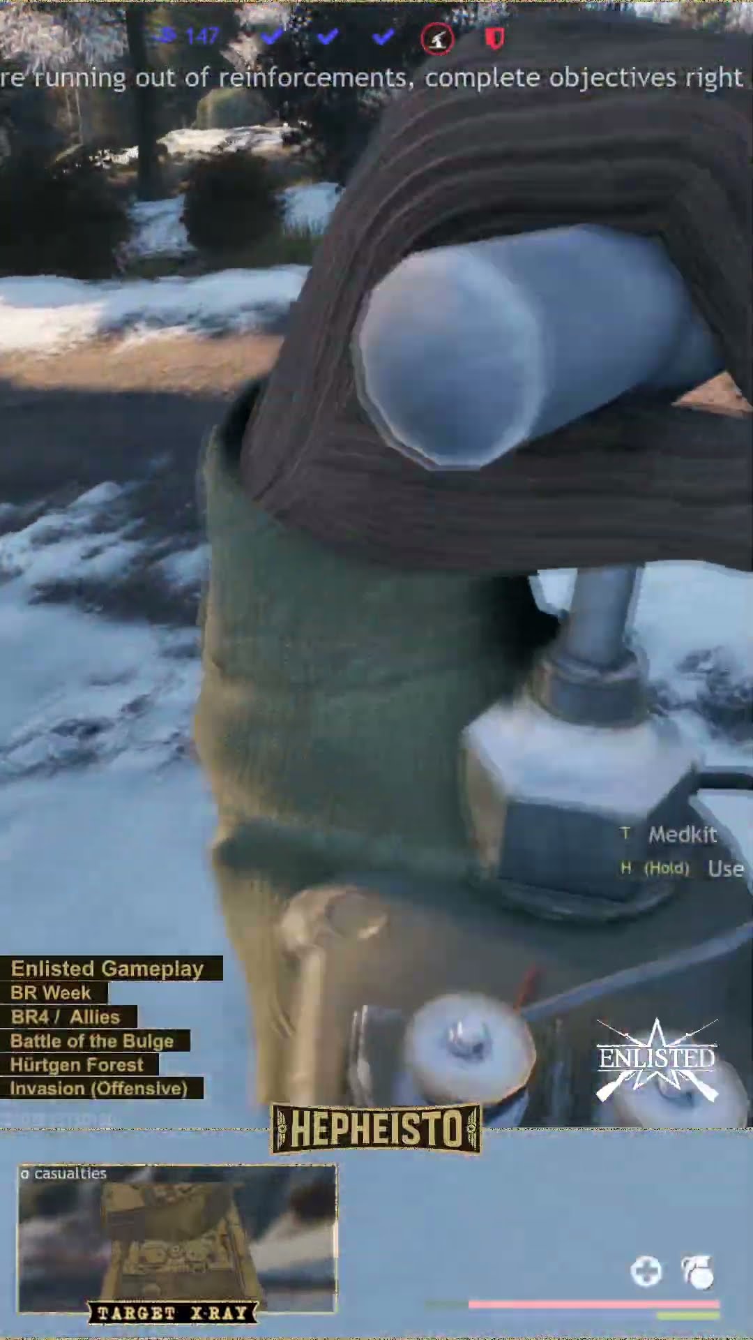 Anti Tank Gunner eliminates Tiger II H with RPzB. 43 Ofenrohr