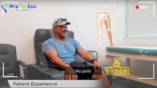 Healed from Sciatica - ZERO Pain down his back and legs!