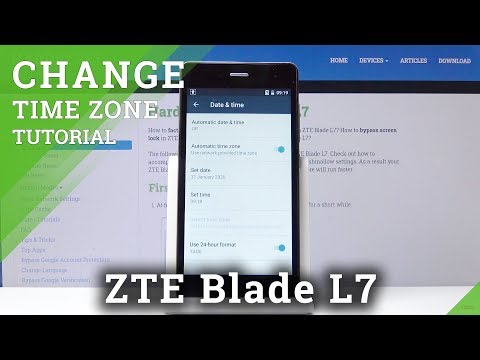 How to Change Time Settings in ZTE Blade L7 – Set Up Date / Clock Format