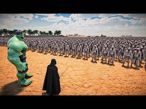HULK & DARTH VADER VS 1,000,000 ZOMBIES - Ultimate Epic Battle