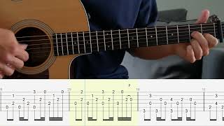 Be Good or Be Gone - Fionn Regan - Guitar Tutorial + TABS on screen