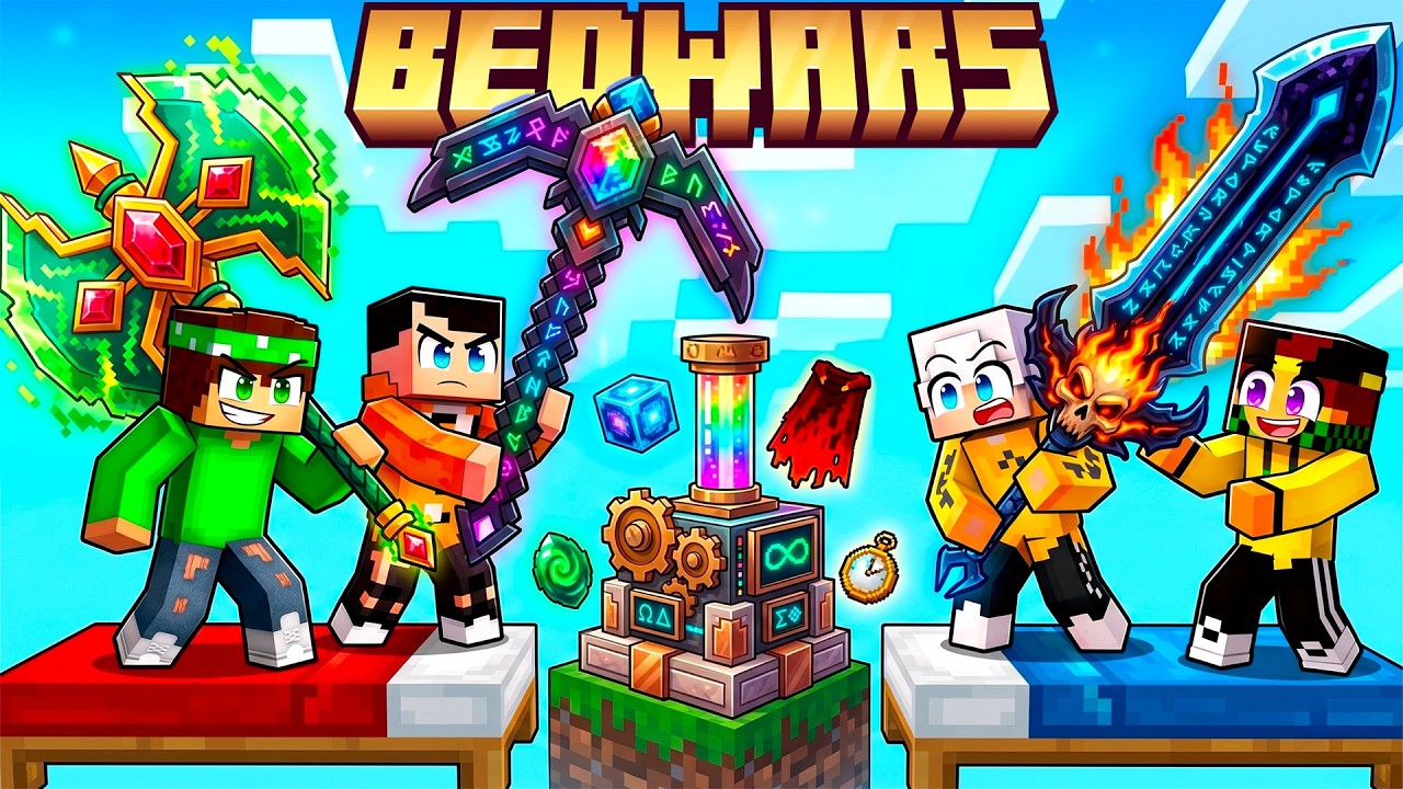BEDWARS 2VS2 CON EQUIPAGGIAMENTO OP - MARCY NICO VS LOCO ZEYXON - MINECRAFT ITA