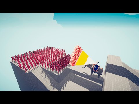 GOD SACRED ELEPHANT vs Tribal Army | Totally Accurate Battle Simulator - TABS