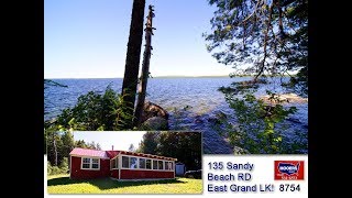 preview picture of video 'Maine Waterfront Listing | 135 Sandy Beach East Grand Lake Property MOOERS REALTY 8754'