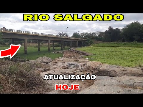 (Atualização) RIO SALGADO EM AURORA CEARA. Vai Secar será???♒