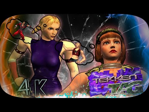 Nina ( Jin ) & Anna ( Sisters voice, Moves ) Tekken Tag Remastered Hard UHD 4K 60 FPS