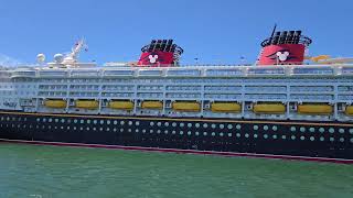 Disney Ship in Port Melbourne #travel #cruise #disney #portmelbourne #youtuber #viralvideo #ship