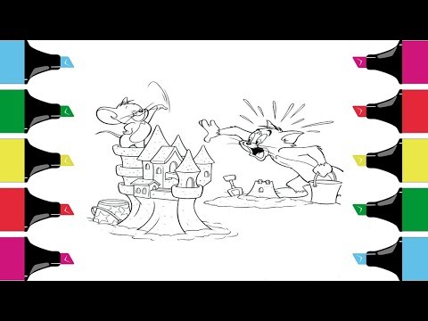 Tom and Jerry Coloring Pages |Cartoons For Kids