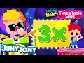 3 Times Table Song | Multiply by 3 | School Songs | Multiplication Songs for Kids | JunyTony
