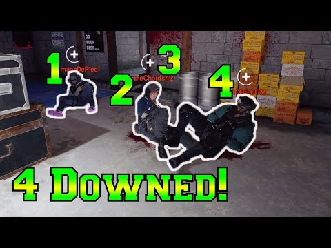 Epic Caveira Flank (Downed 4 Enemies!) - Rainbow Six Siege