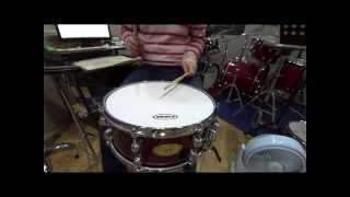 Video thumbnail for premier artist maple snare medium tune by 한성드럼