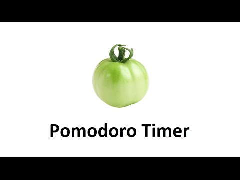 Pomodoro Timer With Tkinter Python Package