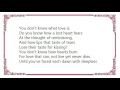 Bob Brookmeyer - You Don't Know What Love Is Lyrics