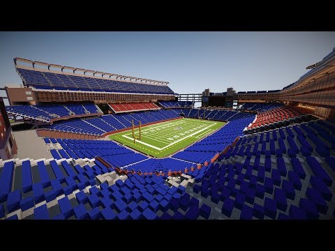 Gillette Stadium New England Patriots Minecraft Map