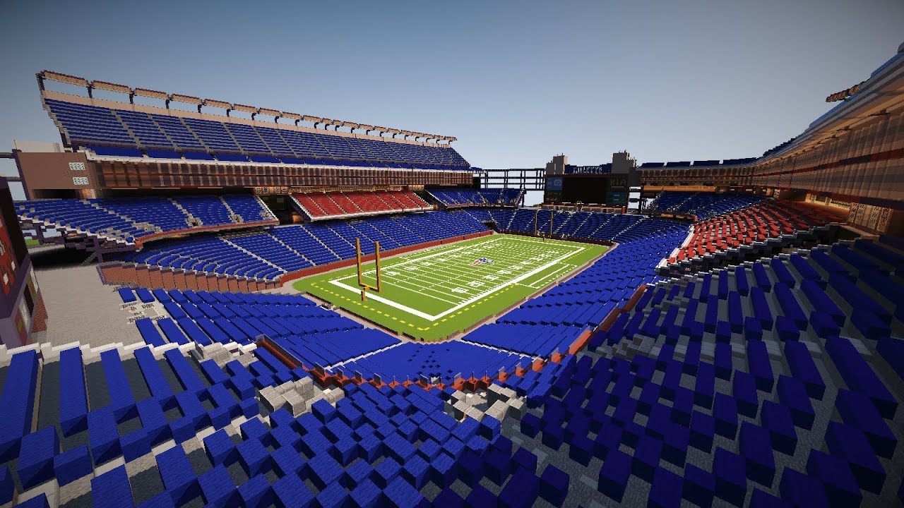 Gillette Stadium  New England Patriots Minecraft Map