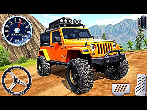 Real Offroad Jeep Driving Game 3D - 4x4 Luxury prado SUV Drive Sim - Android Gameplay #6