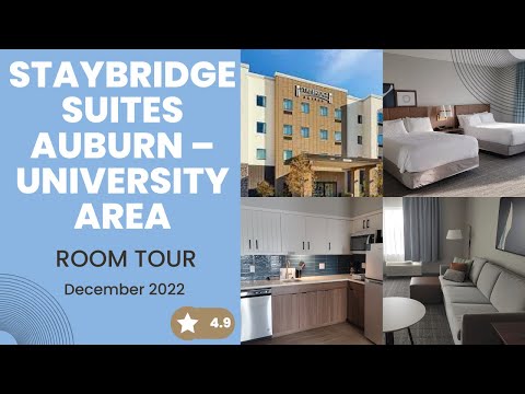 HIGH-END HOTEL on a Budget|Staybridge Suites Auburn University Room Tour + Honest Review| Auburn, AL