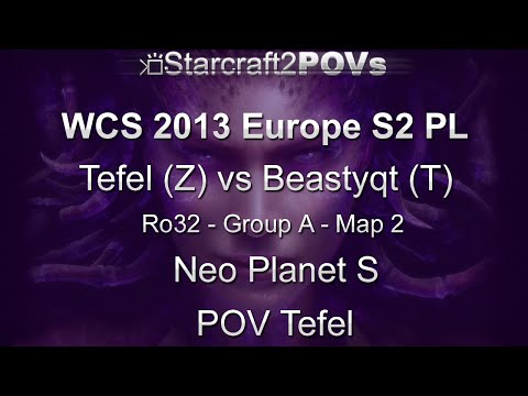 SC2 HotS - WCS 2013 EU S2 PL - Tefel vs Beastyqt - Ro32 Group A - Map 2 - Neo Planet S - Tefel