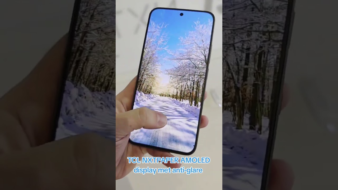 Preview: TCL NXTPAPER AMOLED display met anti-glare - YouTube