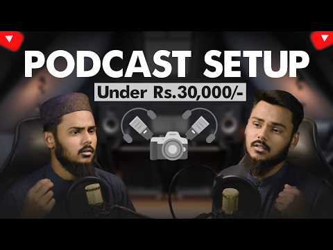 🎙️ How to Make a Budget Podcast Setup | 3 Podcast Studio Ideas | F Guide