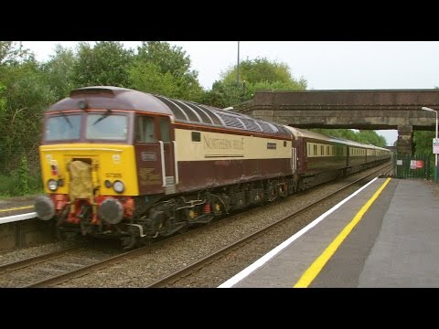 Bagillt & Flint 12.6.2015 - DRS 57305 & 57310 on Belmond Northern Belle
