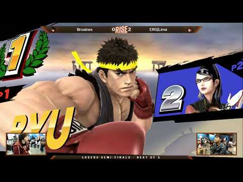 Rise 2018 Losers Semis - Brosinex (Ryu) vs ERG|Lima (Bayonetta)