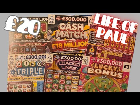 £20 mix of National lottery scratch cards. £20 mix of scratch tickets 2026