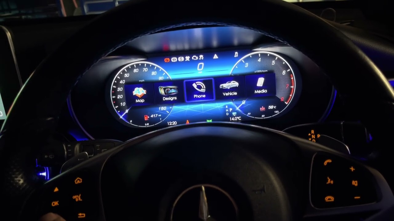 Mercedes C and GLC Digital Cluster Retrofit