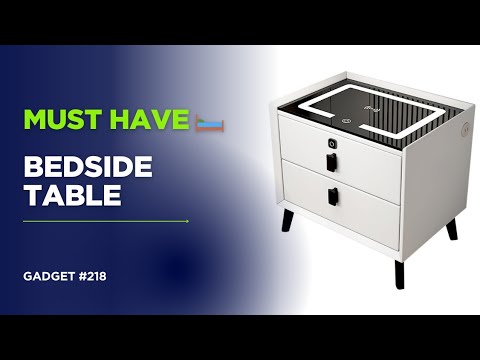 One Bedside Table… So Many Features 🤯✨