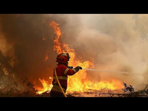 Video Thumbnail: Portugal kämpft gegen große Waldbrände: Hitze und Winde verschärfen Risiko