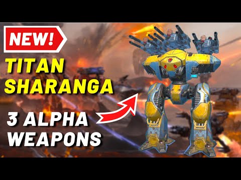 NEW TITAN - SHARANGA - War Robots Test Server