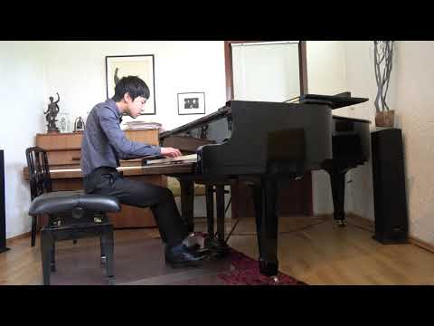 J.S. Bach -  Prelude and Fugue No 15 Well-Tempered Clavier, Book 2 in G-Major, BWV 884 (by Tommy He)