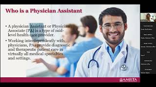 Webinar on Physician Associate Course