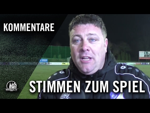 Die Stimmen zum Spiel (FC Union Schafhausen - SC Fortuna Köln, Viertelfinale, Bitburger-Pokal)