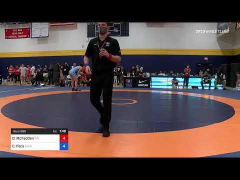 86 Kg Round Of 16 - David McFadden, Titan Mercury Wrestling Club (TMWC) Vs Christopher Foca, Spart