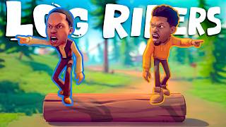 Flam & Trent Lose Brain Cells On Log Riders + Rocket League After Party!