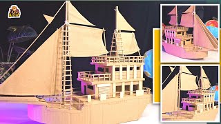How to Make Boat with Cardboard | Cardboard se Boat Kaise Banaye | DIY Cardboard Boat #diy #craft