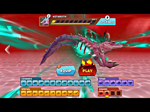 Hungry Shark Evolution New Shark | Hungry Shark All Sharks Unlocked & New Astaroth Shark Gameplay