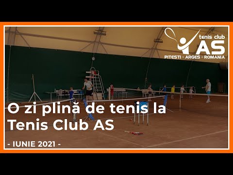Așa arată o zi plină de...tenis, la Tenis Club AS Pitești!