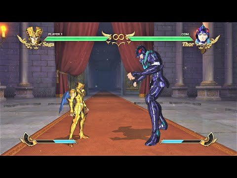 Gemini Saga vs Phecda Thor (Hardest AI) - Saint Seiya: Soldiers' Soul