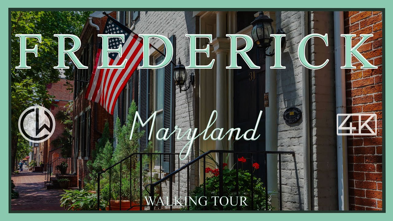 Immersive street-level walking tour through Frederick, MD, United States, showcasing authentic urban landscapes, local architecture, and the vibrant atmosphere of the city's neighborhoods