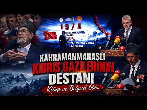Kahramanmaraşlı Kıbrıs Gazilerinin Destanı Kitap ve Belgesel Oldu
