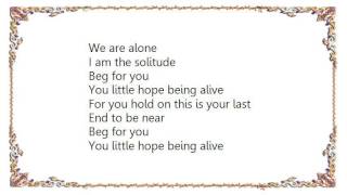 Lacrimas Profundere - One Hope&#39;s Evening Lyrics