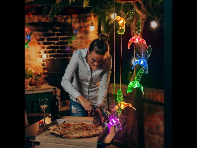 Vídeo relacionado con Campanas de Bruja, Campanas de Viento Bruja para Jardín, Campanas Colgantes de Protección de Puerta para Porche Jardín y Ventana