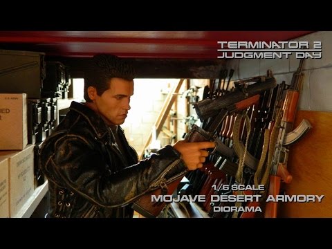 TERMINATOR 2: 1/6 scale Mojave Desert Armory Diorama