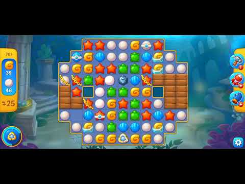 Fishdom level 701, with Mini game