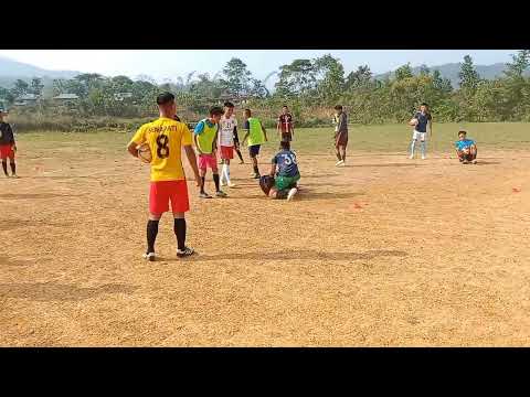 the 31th TKS general conference cum sports meet 2022. Sansa football team training.